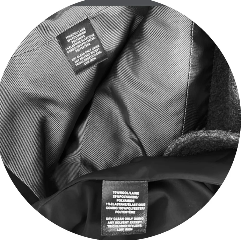 NWOT Lafayette 148 Convertable 2pc Vest Jacket Wool Blend Black Charcoal Gray 14